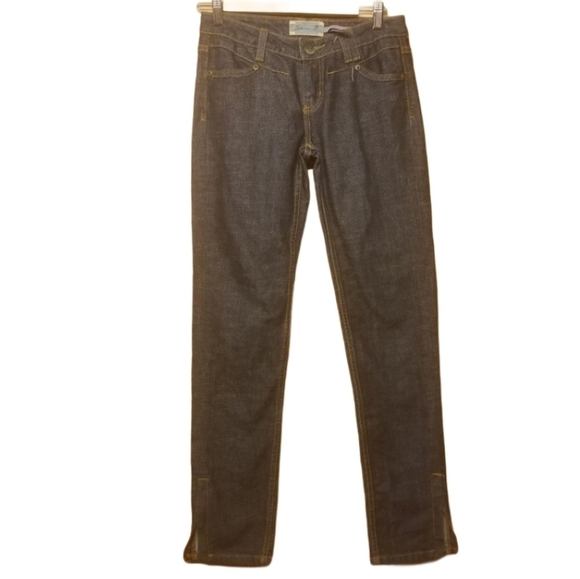Seven7 Jeans | Women's Dark Denim Zipper Ankle Skinny Jeans (Size 27) - Picture 1 of 7